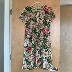 Floral maternity dress